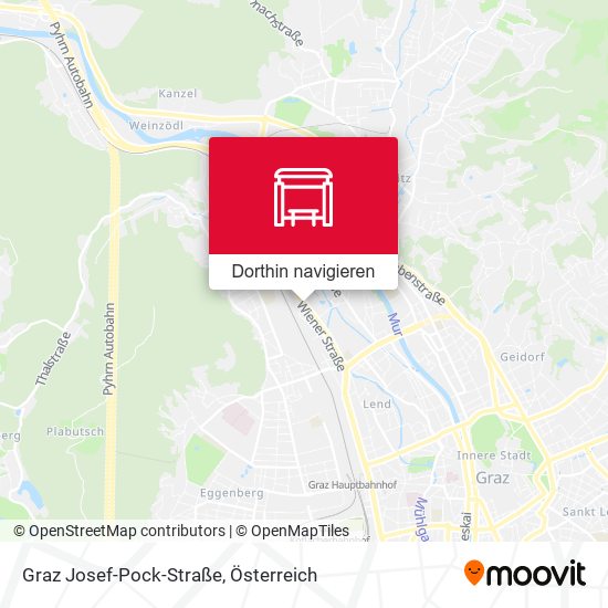 Graz Josef-Pock-Straße Karte