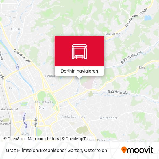 Graz Hilmteich / Botanischer Garten Karte