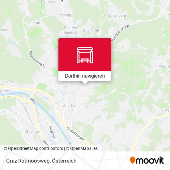 Graz Rotmoosweg Karte