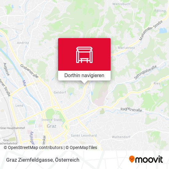 Graz Ziernfeldgasse Karte