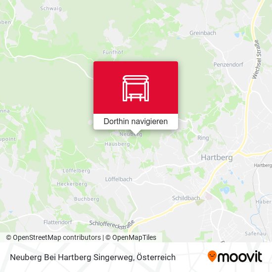 Neuberg Bei Hartberg Singerweg Karte