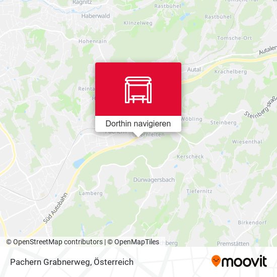 Pachern Grabnerweg Karte