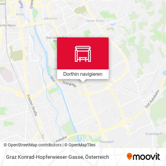 Graz Konrad-Hopferwieser-Gasse Karte