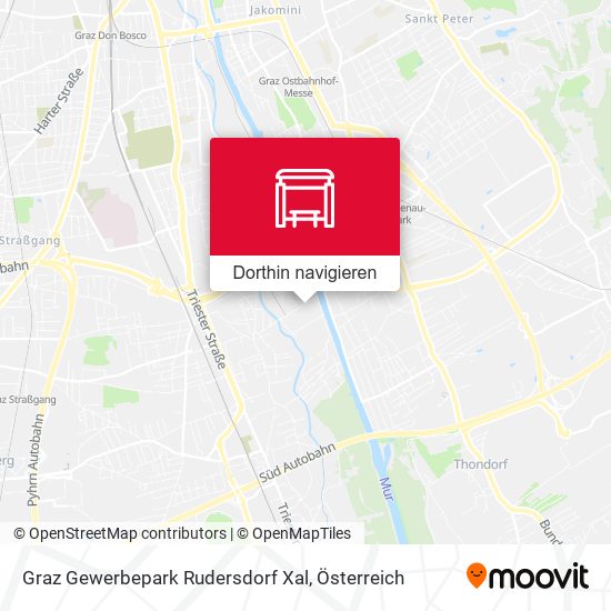Graz Gewerbepark Rudersdorf Xal Karte