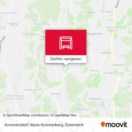 Kronnersdorf Abzw Kronnerberg Karte