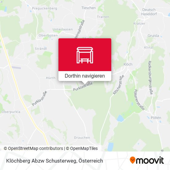 Klöchberg Abzw Schusterweg Karte