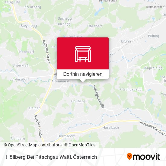 Höllberg Bei Pitschgau Waltl Karte