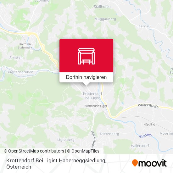 Krottendorf Bei Ligist Haberneggsiedlung Karte