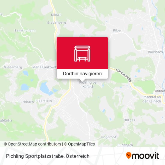 Pichling Sportplatzstraße Karte