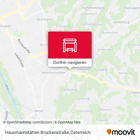 Hausmannstätten Brückenstraße Karte