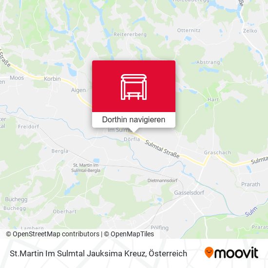 St.Martin Im Sulmtal Jauksima Kreuz Karte