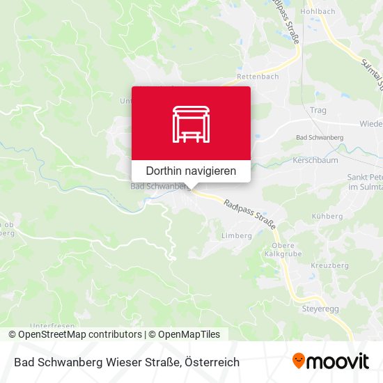 Bad Schwanberg Wieser Straße Karte
