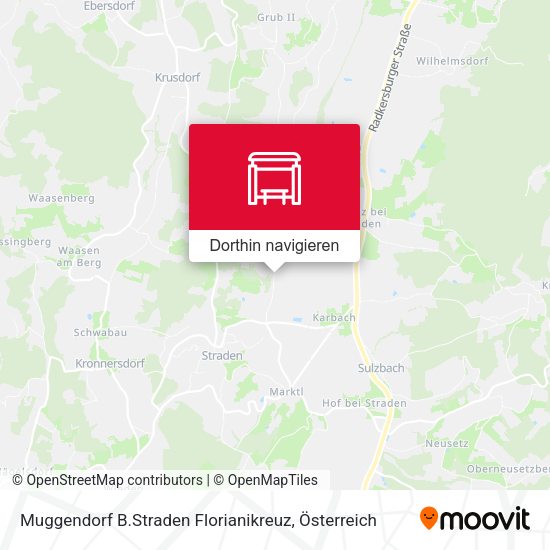 Muggendorf B.Straden Florianikreuz Karte