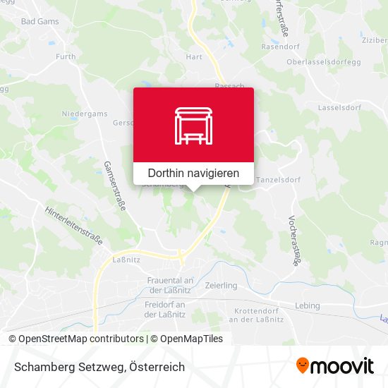 Schamberg Setzweg Karte