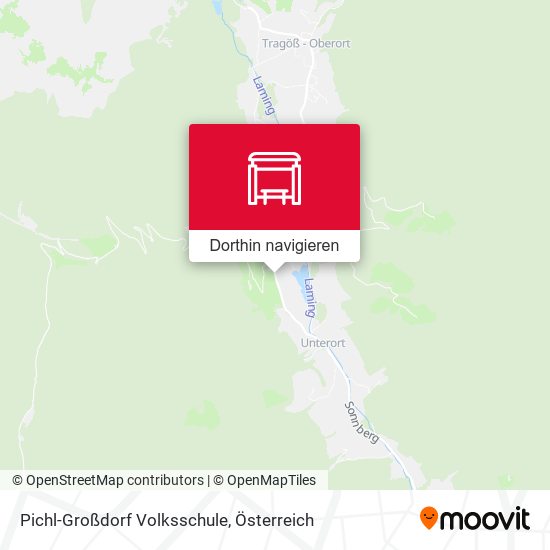 Pichl-Großdorf Volksschule Karte