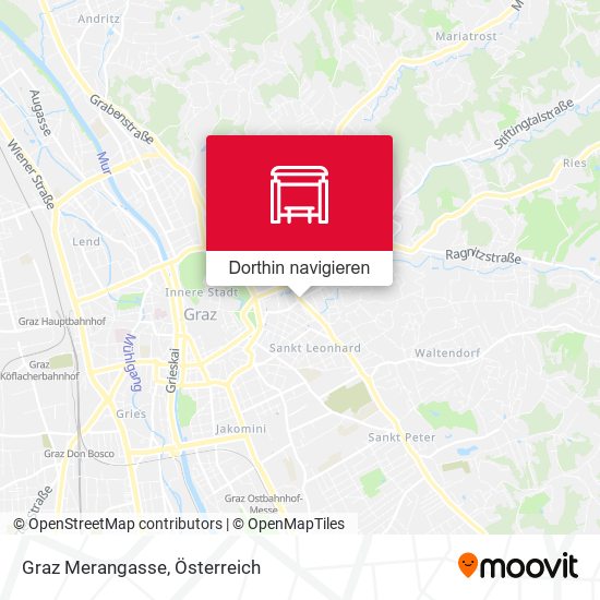 Graz Merangasse Karte