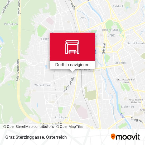 Graz Sterzinggasse Karte