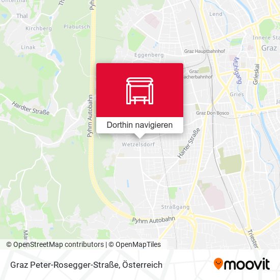 Graz Peter-Rosegger-Straße Karte