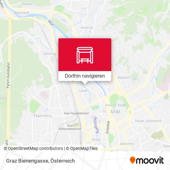 Graz Bienengasse Karte