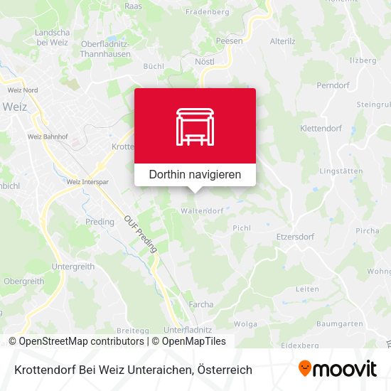 Krottendorf Bei Weiz Unteraichen Karte