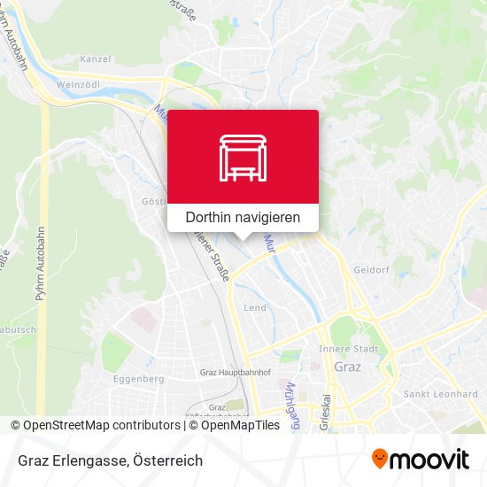 Graz Erlengasse Karte