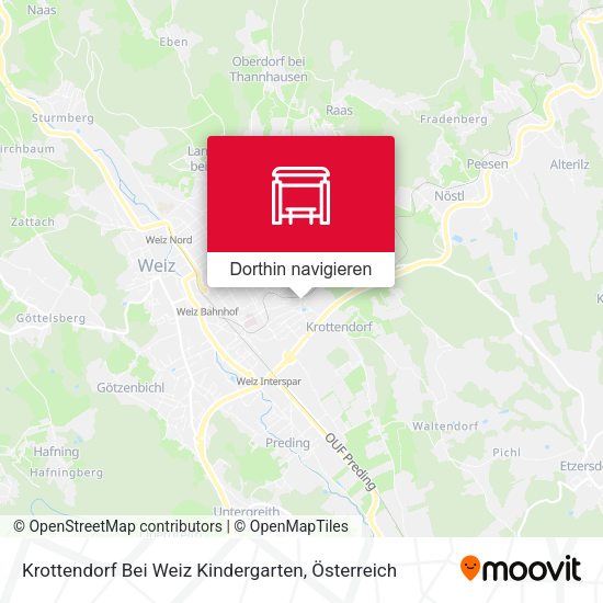 Krottendorf Bei Weiz Kindergarten Karte