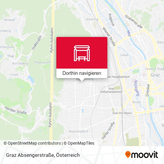 Graz Absengerstraße Karte