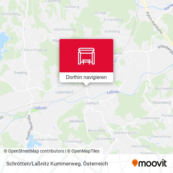 Schrötten/Laßnitz Kummerweg Karte