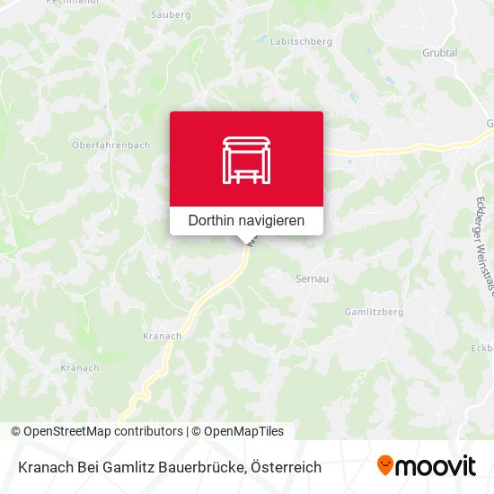 Kranach Bei Gamlitz Bauerbrücke Karte