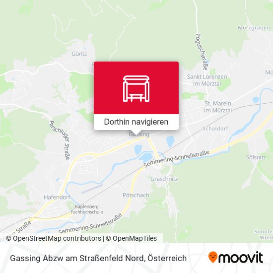 Gassing Abzw am Straßenfeld Nord Karte