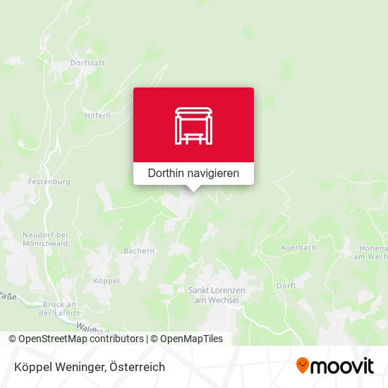 Köppel Weninger Karte