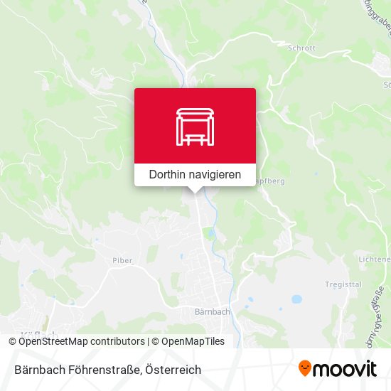 Bärnbach Föhrenstraße Karte