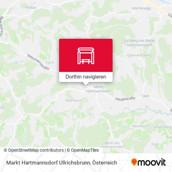 Markt Hartmannsdorf Ullrichsbrunn Karte