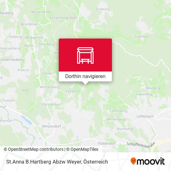 St.Anna B.Hartberg Abzw Weyer Karte