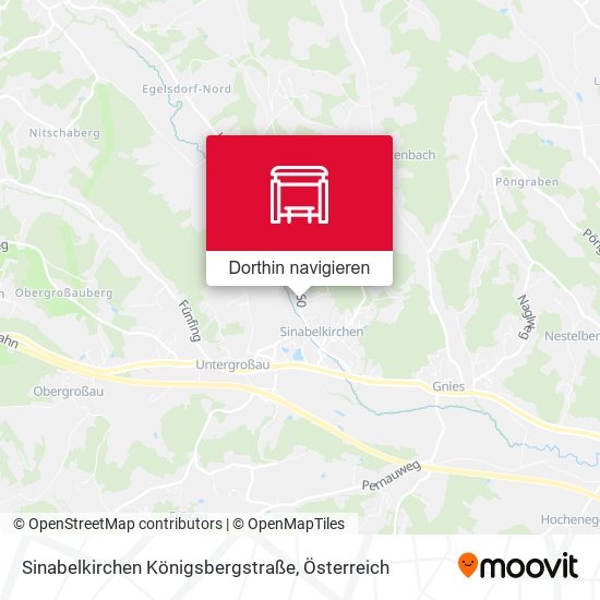 Sinabelkirchen Königsbergstraße Karte