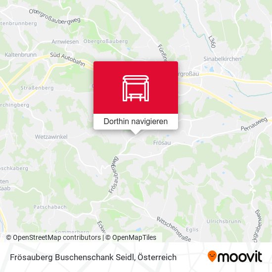 Frösauberg Buschenschank Seidl Karte