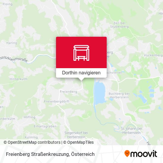Freienberg Straßenkreuzung Karte