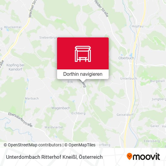 Unterdombach Ritterhof Kneißl Karte