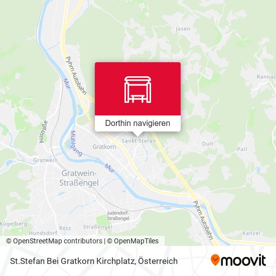 St.Stefan Bei Gratkorn Kirchplatz Karte