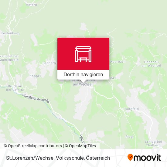 St.Lorenzen / Wechsel Volksschule Karte