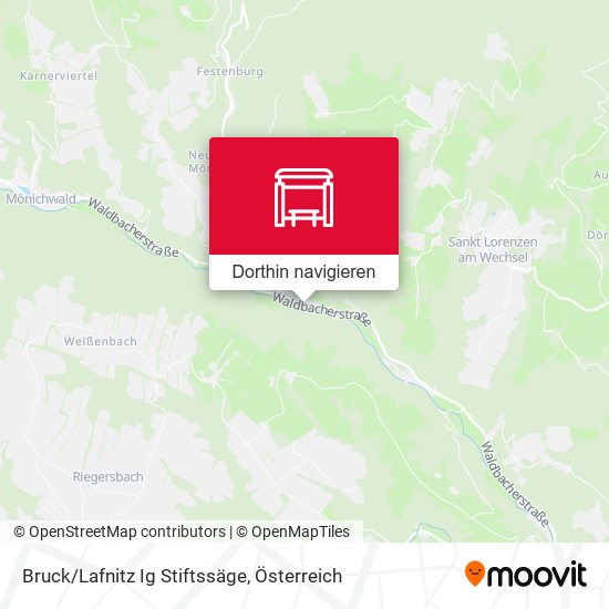 Bruck/Lafnitz Ig Stiftssäge Karte