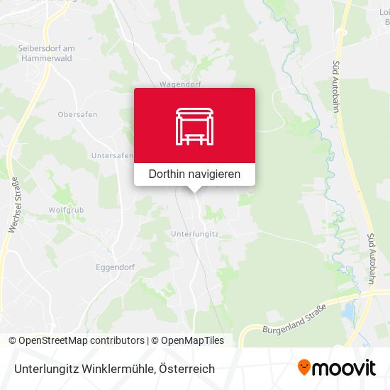 Unterlungitz Winklermühle Karte