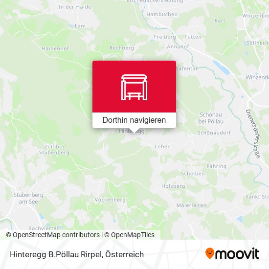 Hinteregg B.Pöllau Rirpel Karte