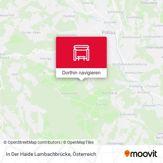 In Der Haide Lambachbrücke Karte