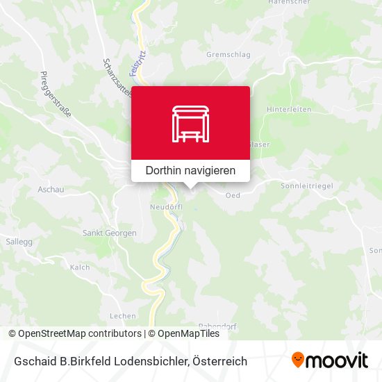 Gschaid B.Birkfeld Lodensbichler Karte