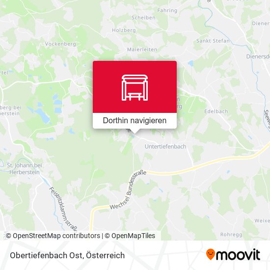 Obertiefenbach Ost Karte