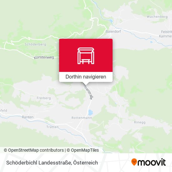 Schöderbichl Landesstraße Karte