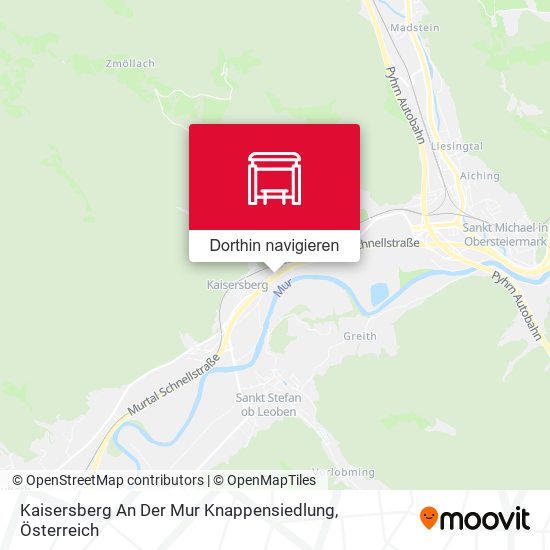 Kaisersberg An Der Mur Knappensiedlung Karte