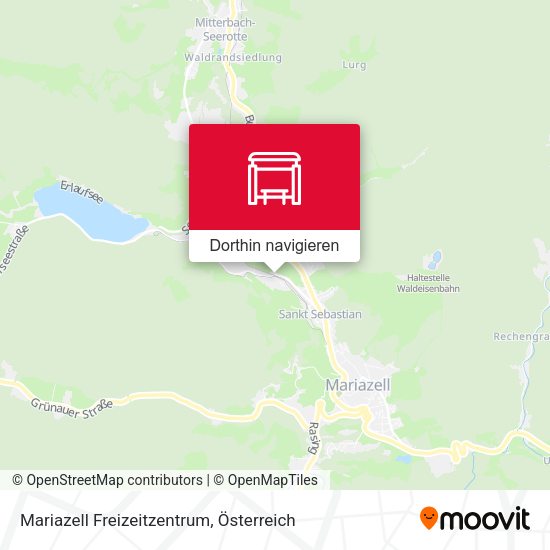 Mariazell Freizeitzentrum Karte
