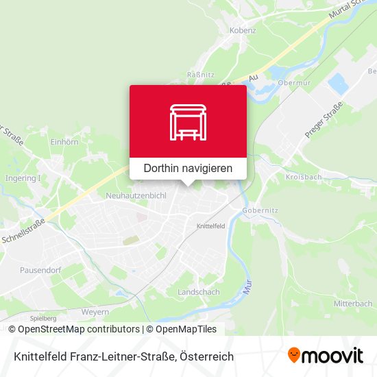 Knittelfeld Franz-Leitner-Straße Karte